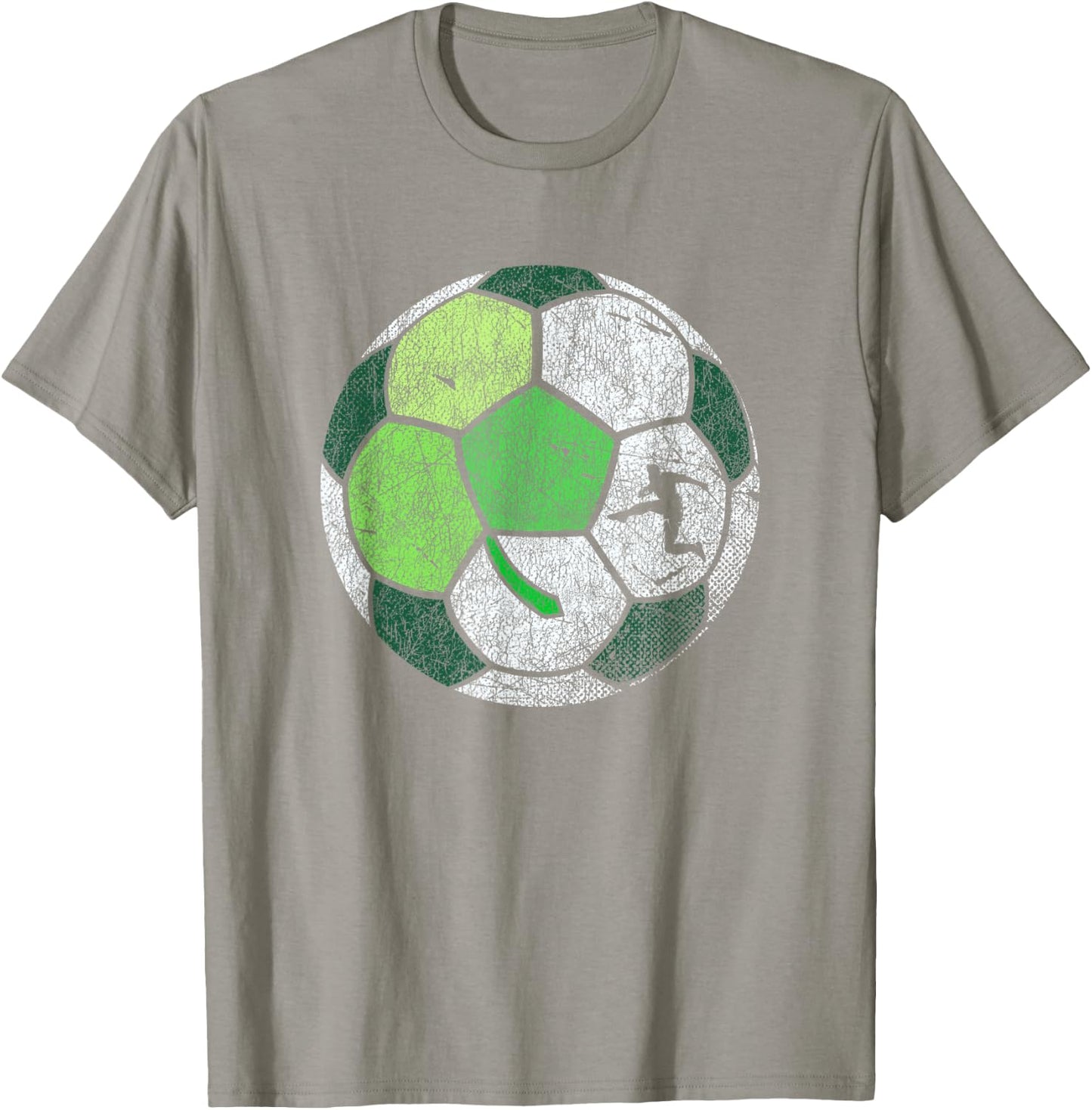 Soccer Shamrock Ball for Boys Men - St. Patrick's Day T-Shirt - T-Shirt | Sand