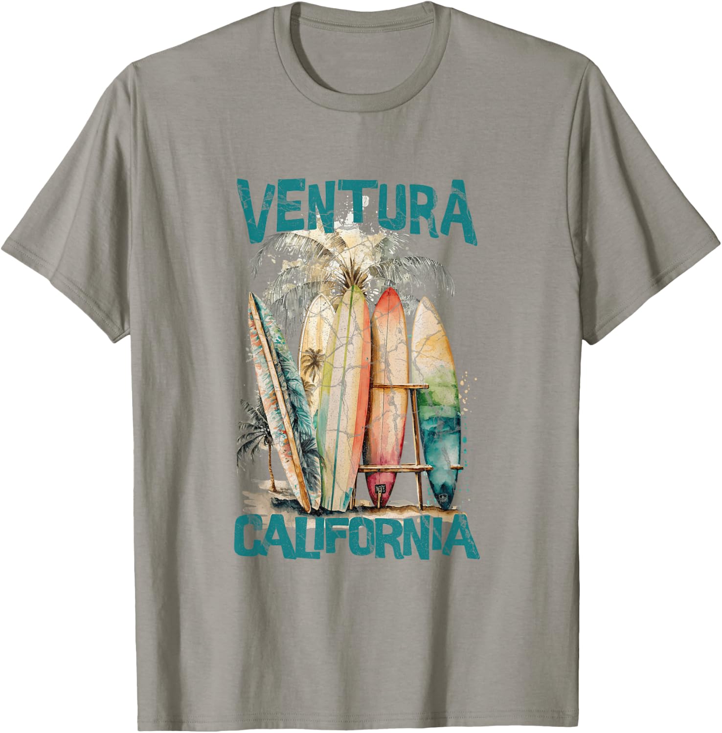 Ventura California T-Shirt - T-Shirt | Sand