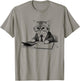 Vintage Retro Accountant Cat Kitten Lover T-Shirt - T-Shirt | Sand