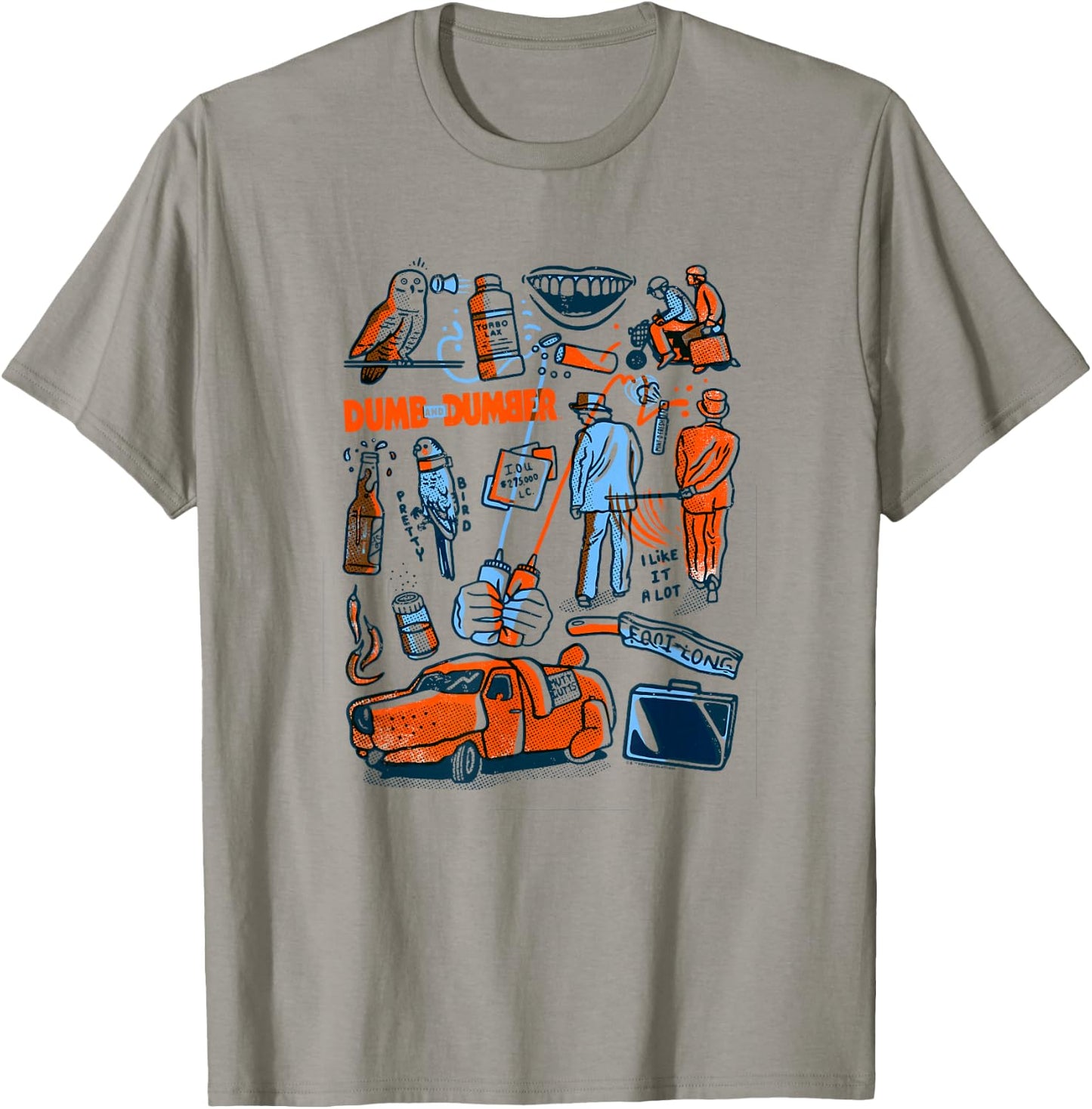 WB100 Dumb and Dumber Best Friend Moments & Icons T-Shirt - T-Shirt | Sand