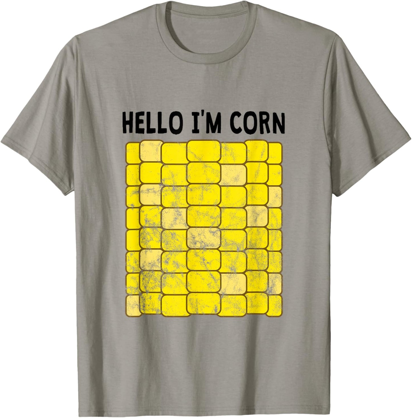 Corn Halloween Costume Funny Foodie Farmer T-Shirt - T-Shirt | Sand