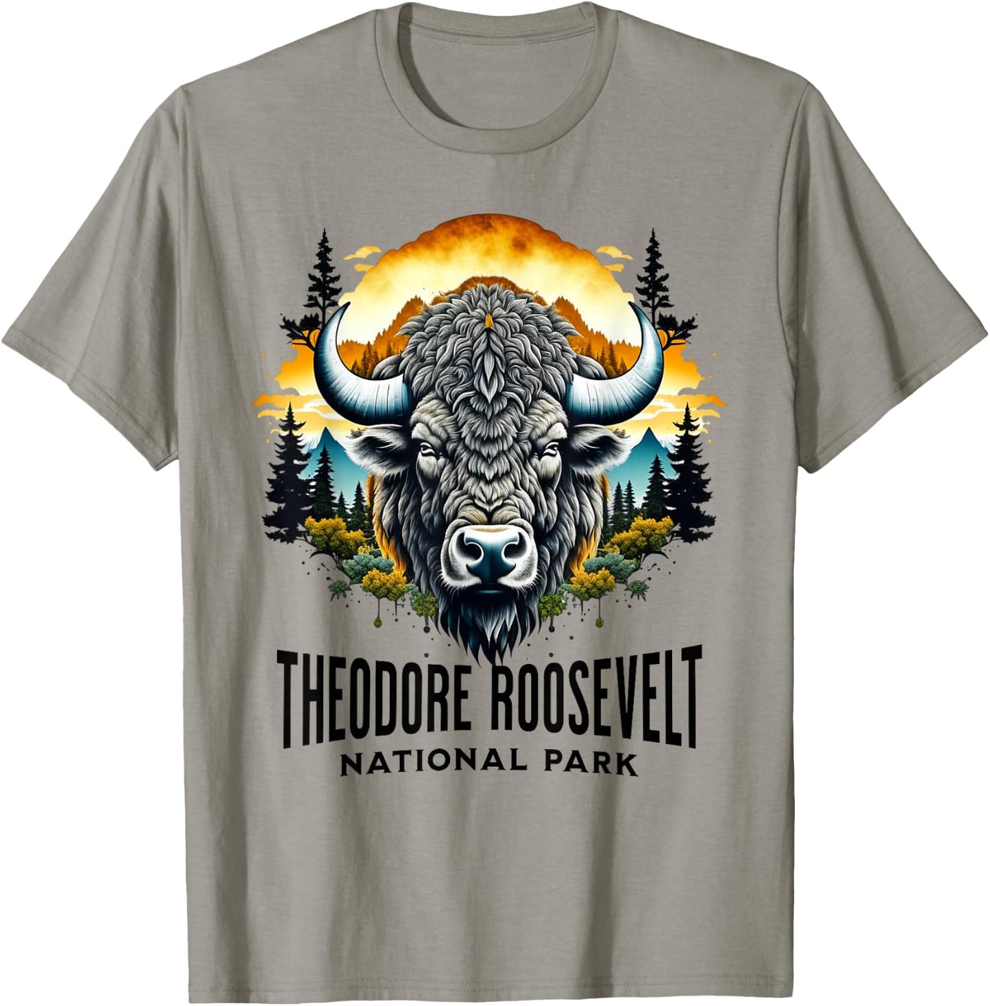 Theodore Roosevelt National Park T-Shirt - T-Shirt | Sand
