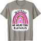 Lab Tech Rainbow Women Breast Cancer Awareness T-Shirt - T-Shirt | Sand