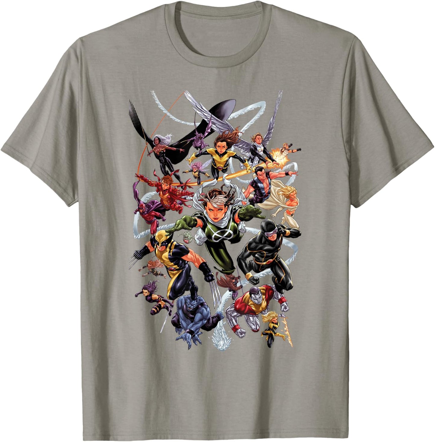 Marvel Comics Retro Classic X-Men Super Hero Flight Poster T-Shirt - T-Shirt | Sand