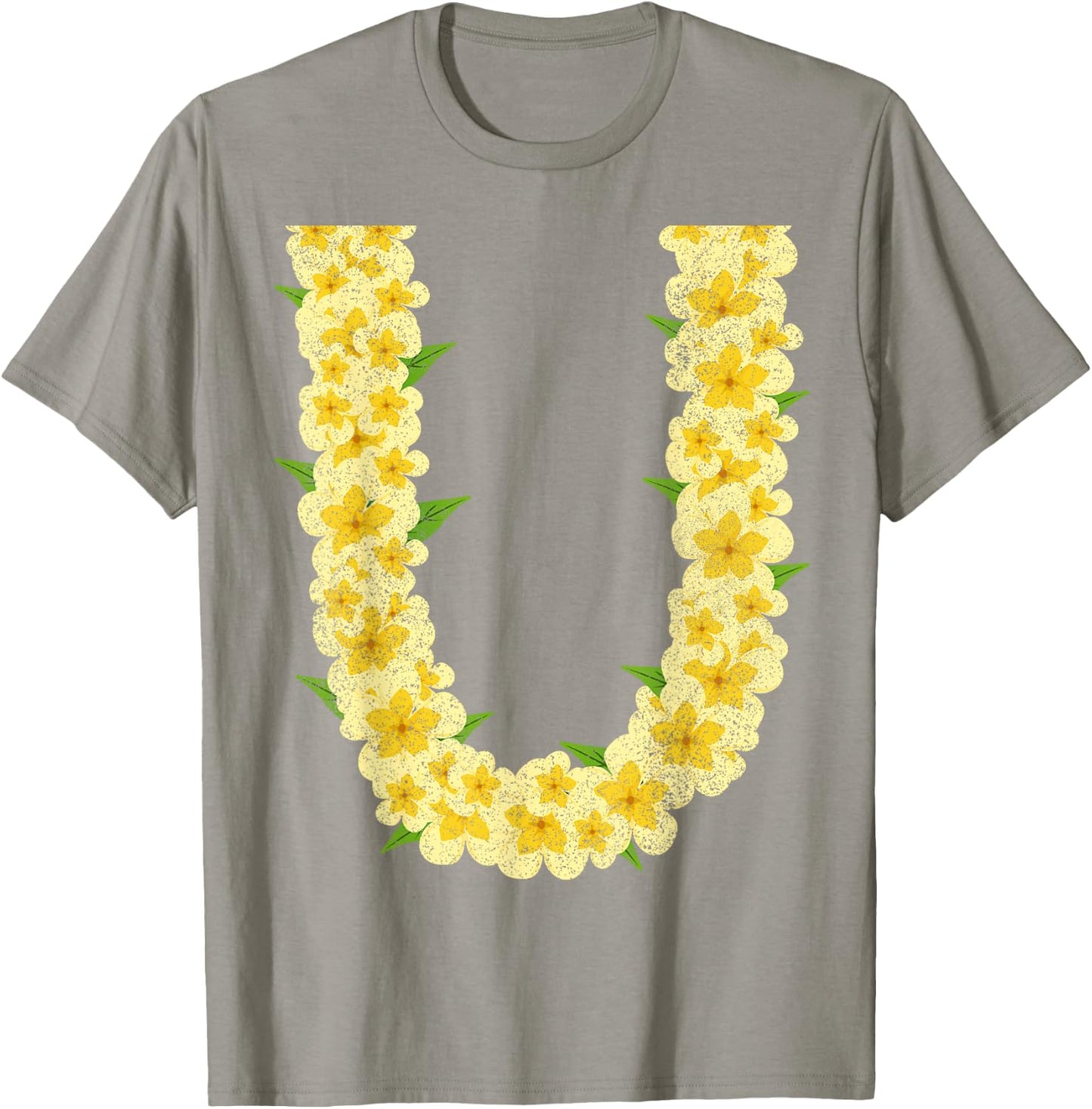 Hawaiian Flower Chain Tropical Summer Vacation Lei T-Shirt - T-Shirt | Sand