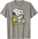 Peanuts - Snoopy Woodstock Bench T-Shirt - T-Shirt | Sand