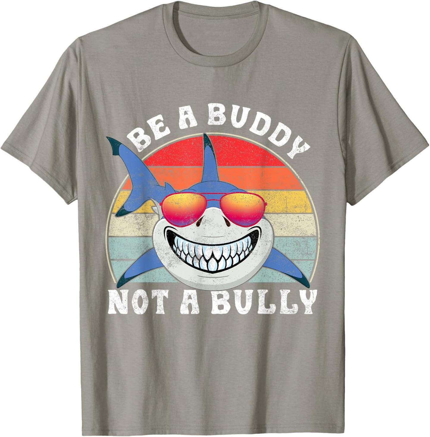 Be A Buddy Not A Bully Shark Unity Day Orange Anti Bullying T-Shirt - T-Shirt | Sand