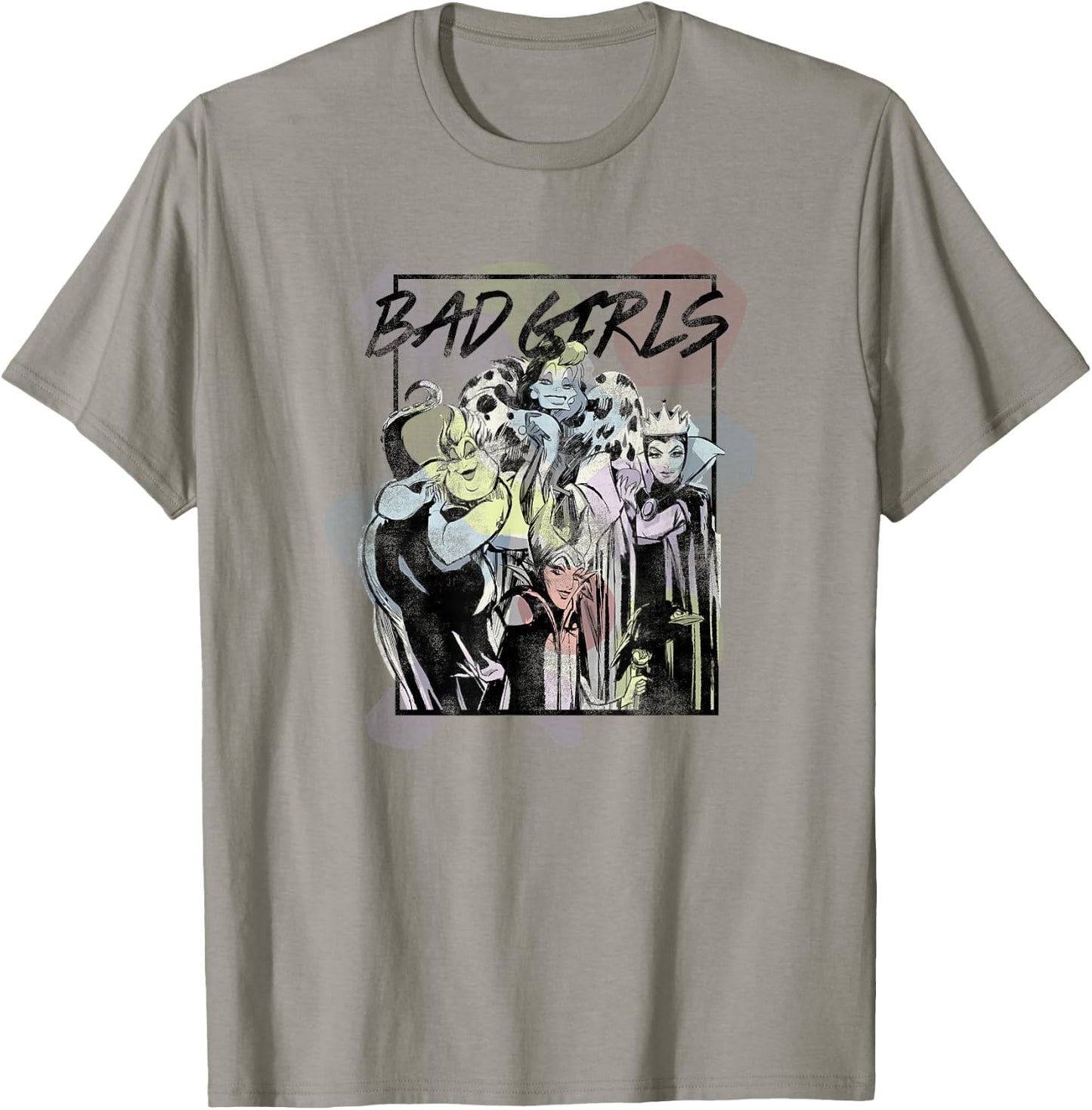 Disney Villains Bad Girls Sketch Poster T-Shirt - T-Shirt | Sand