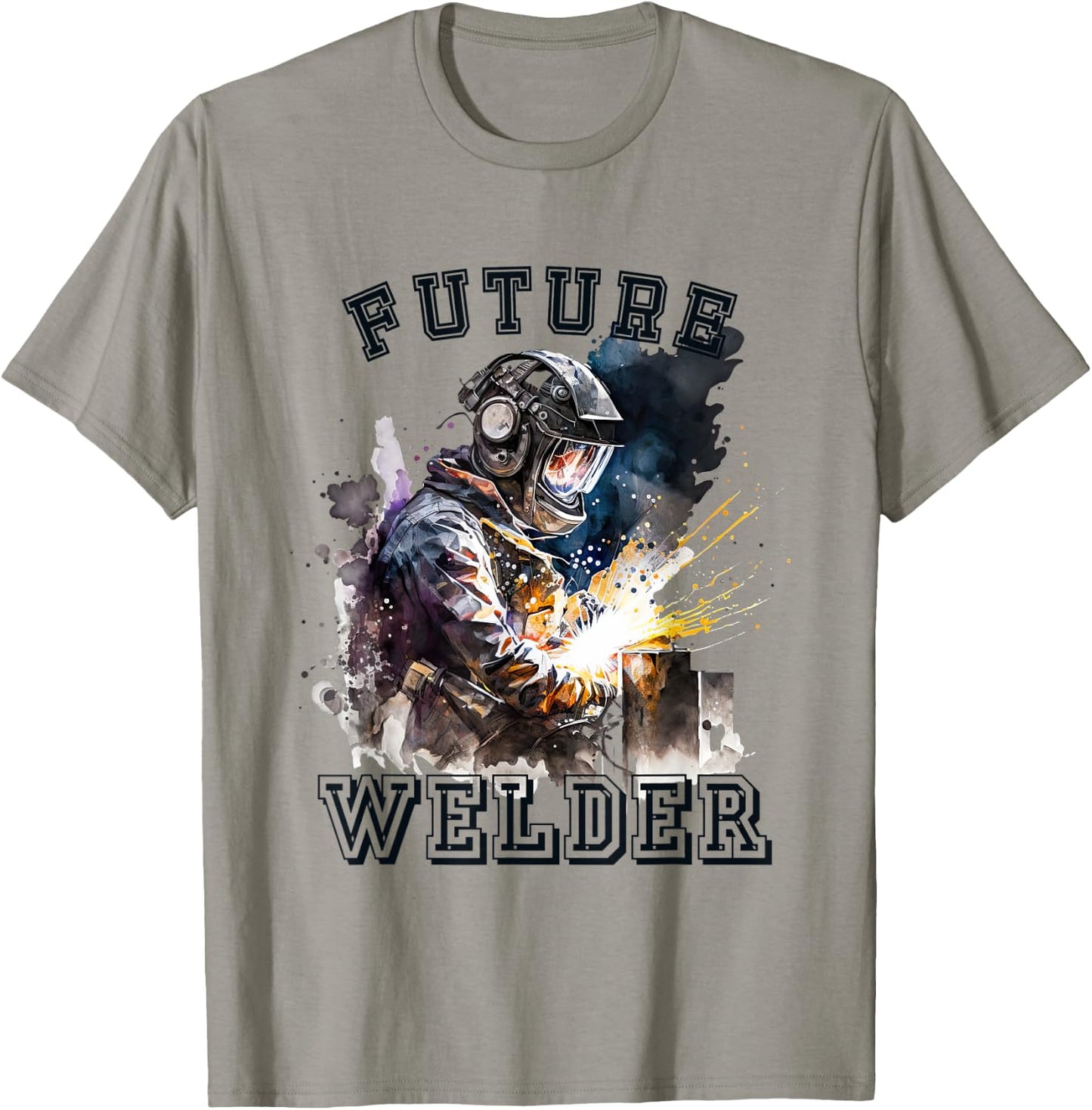 Future Welder Costume Welding Welder for Adults and Kids T-Shirt - T-Shirt | Sand