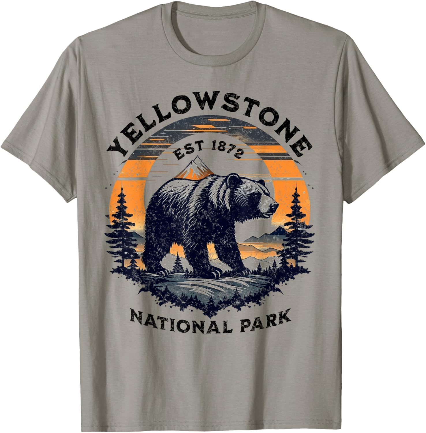 Yellowstone National Park T-Shirt - T-Shirt | Sand