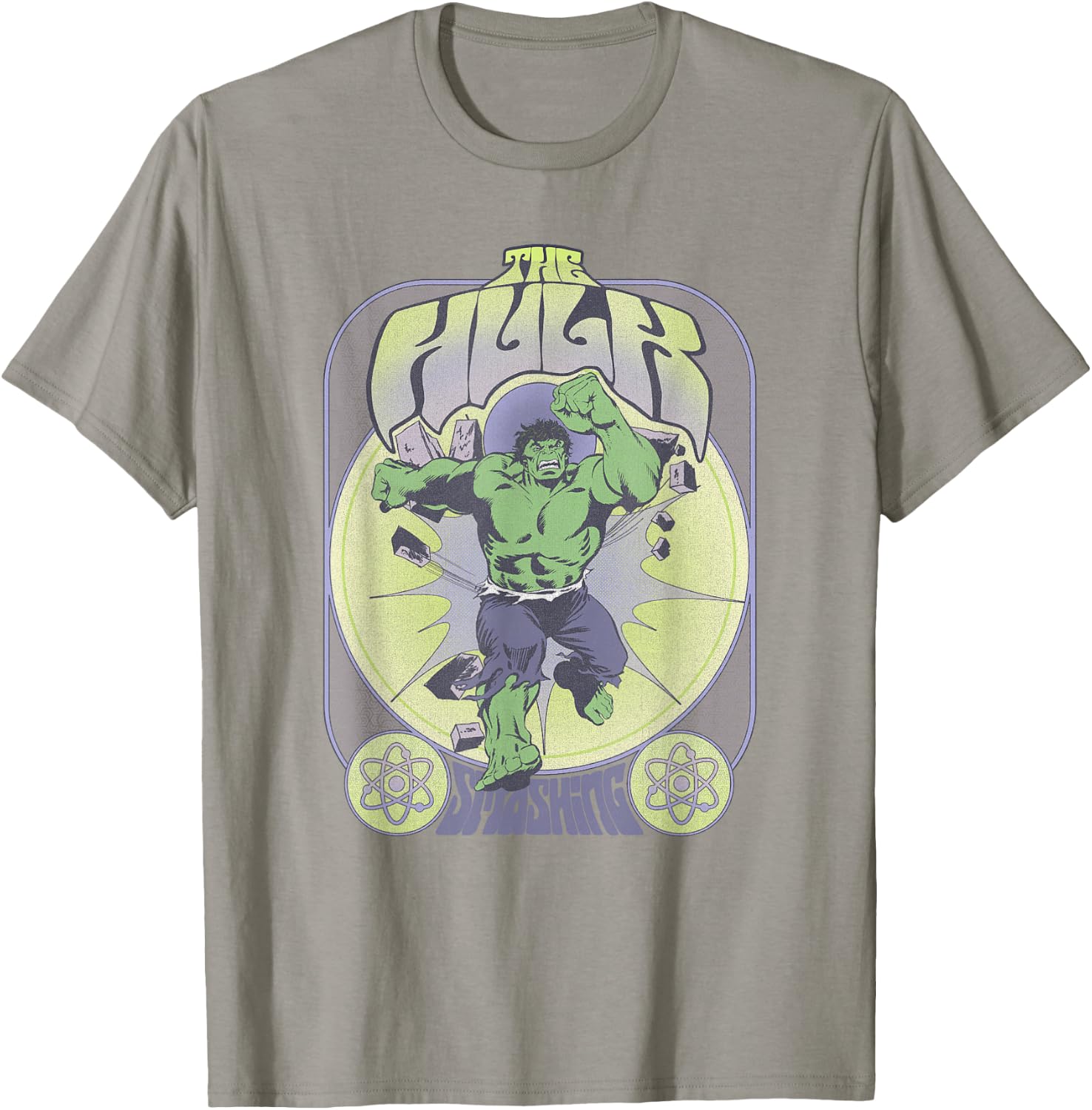 Marvel Hulk Classic Comic Seventies Vintage Poster Small T-Shirt - T-Shirt | Sand
