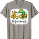 Dialysis Technician Peace Love St Patricks Day Women Gnome T-Shirt - T-Shirt | Sand