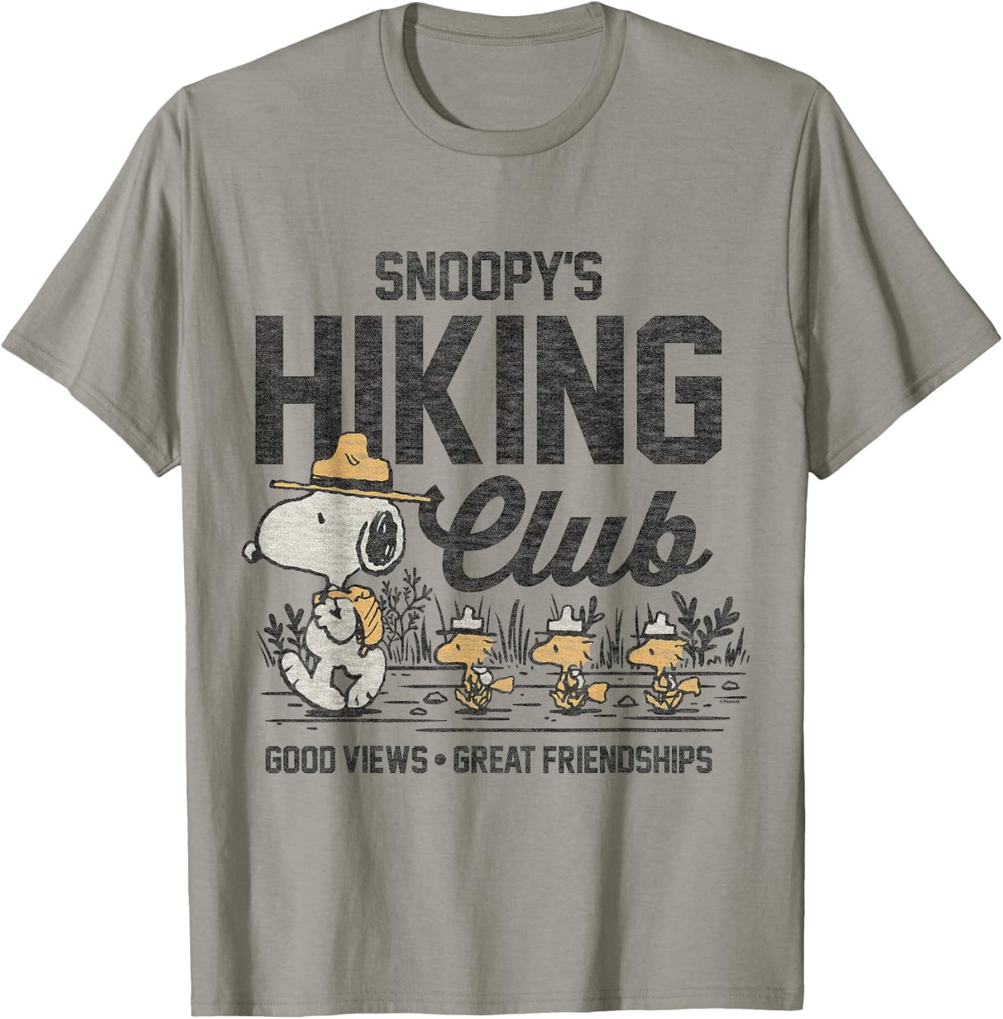 Peanuts - Snoopy's Hiking Club T-Shirt - T-Shirt | Sand