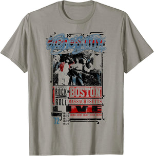 Aerosmith - LIVE! In Boston T-Shirt - T-Shirt | Sand
