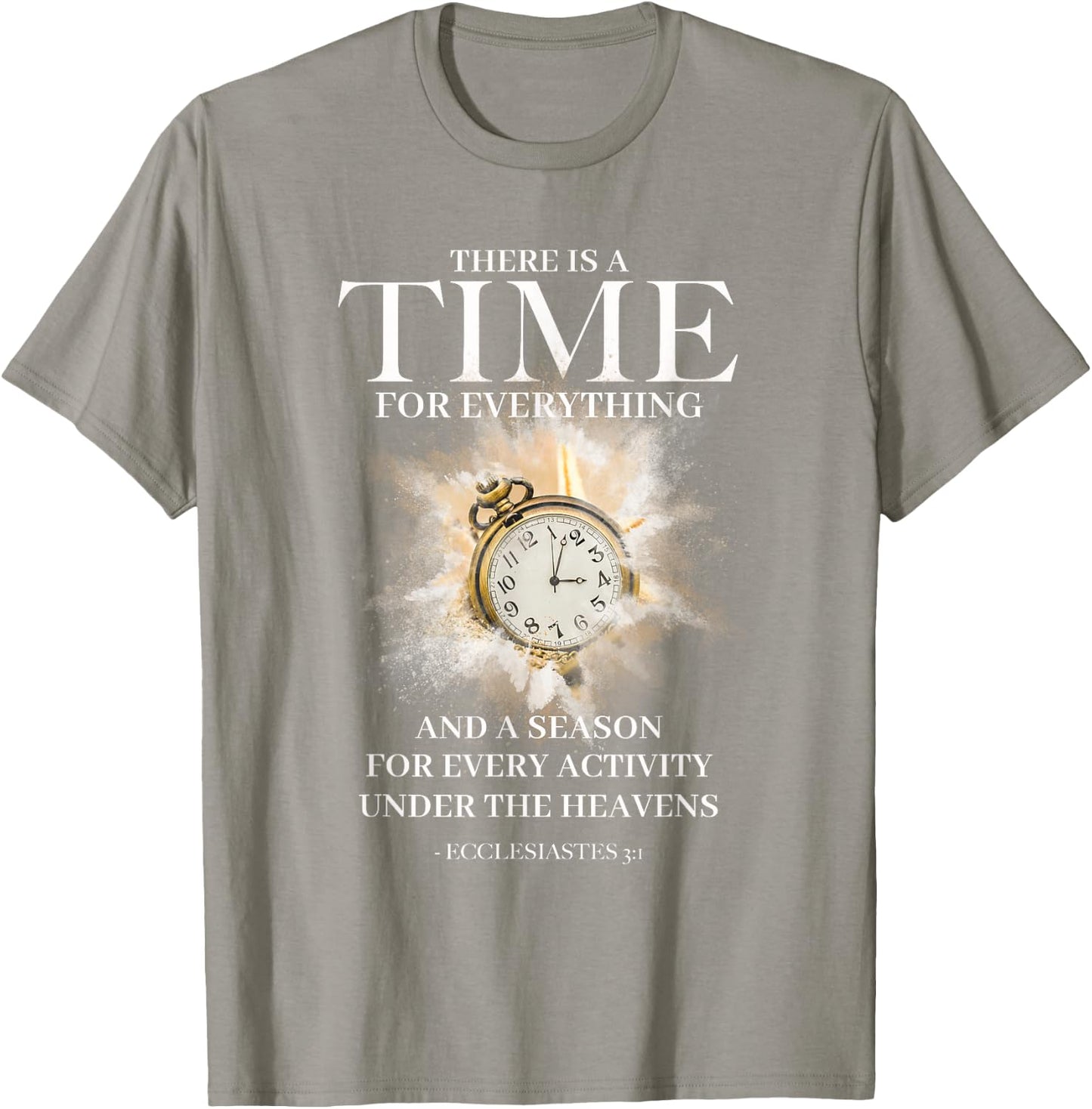 Ecclesiastes 3 4 Bible Jesus Christian Women Men T-Shirt - T-Shirt | Sand