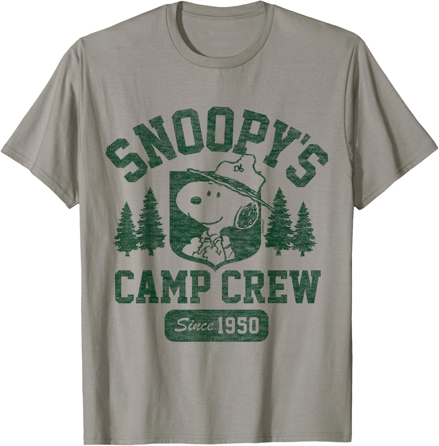 Peanuts - Snoopy's Camp Crew T-Shirt - T-Shirt | Sand