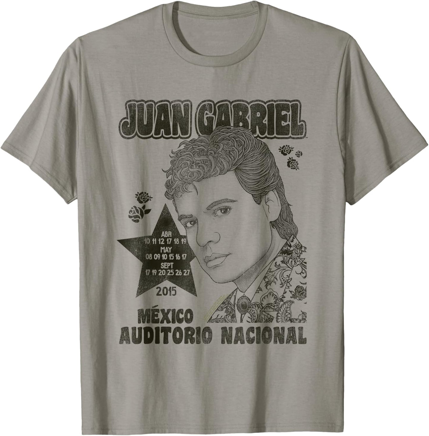 Juan Gabriel Auditorio Nacional 2015 T-Shirt - T-Shirt | Sand