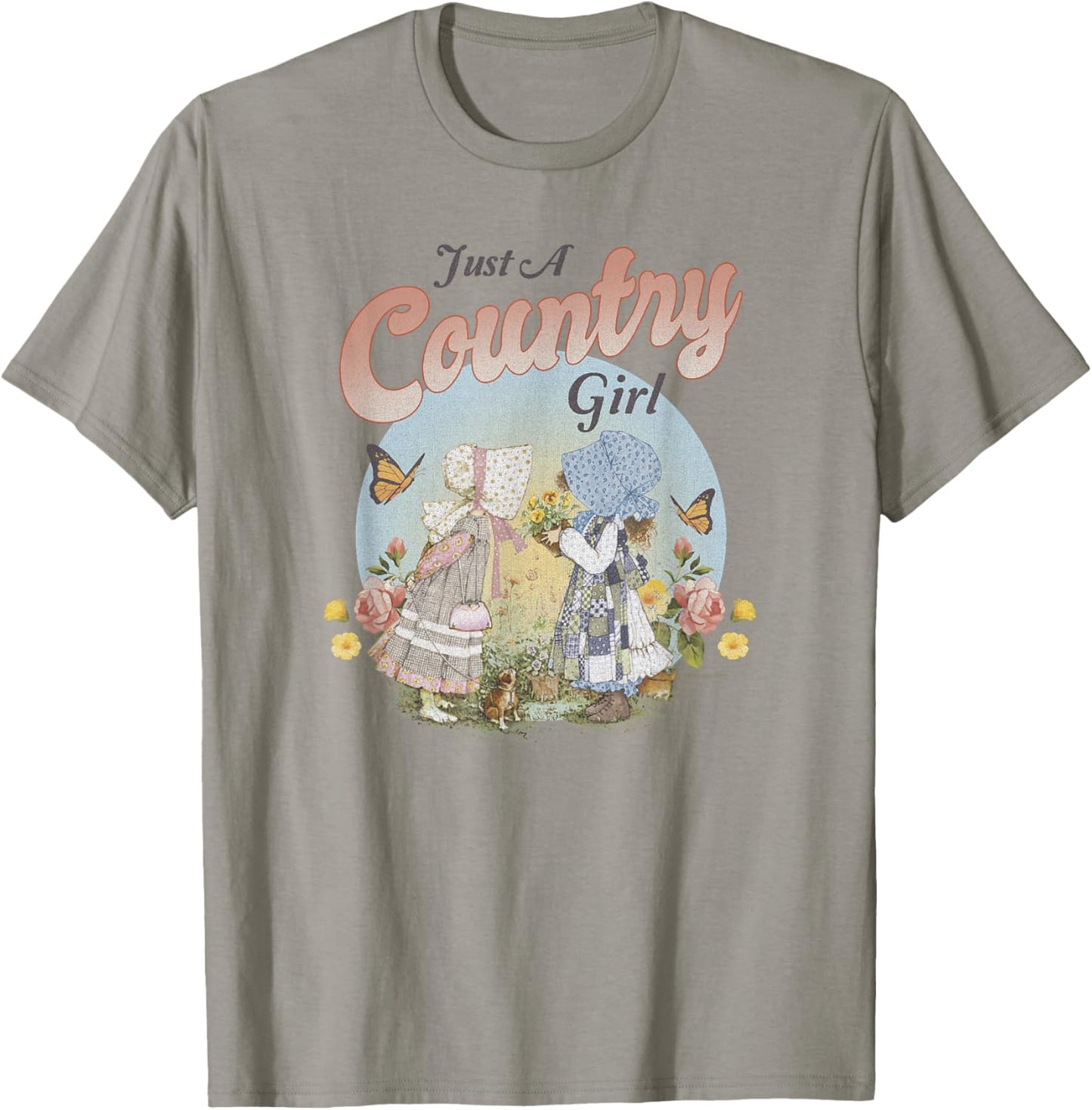 Holly Hobbie Just A County Girl Cute Spring Vintage Logo T-Shirt - T-Shirt | Sand