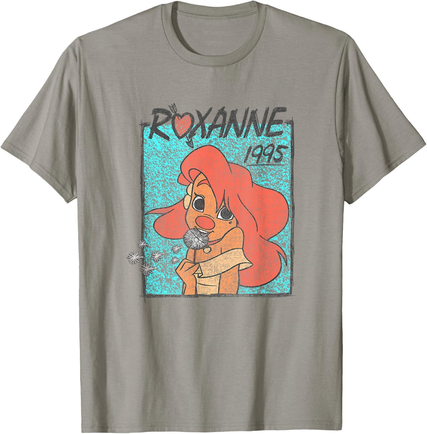 Disney A Goofy Movie 1995 Roxanne Dandelions Retro Portrait T-Shirt - T-Shirt | Sand
