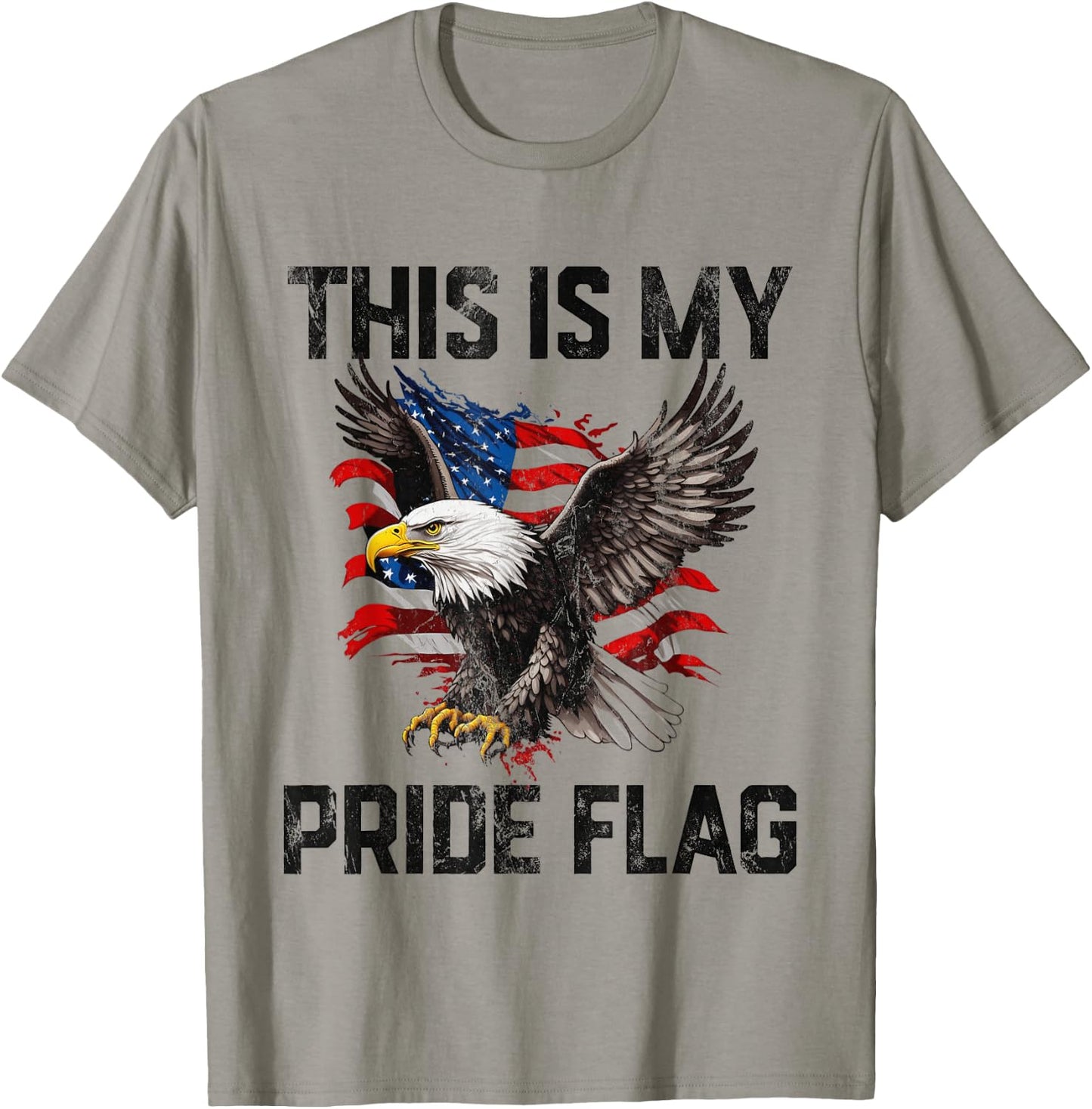 This Is My Pride Flag USA American 4th of July Patriotic T-Shirt - T-Shirt | Sand