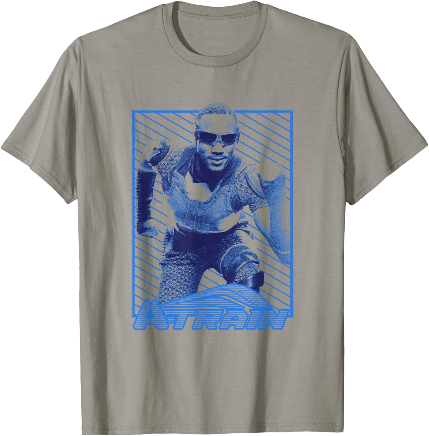 The Boys A-Train Supe Character Pose T-Shirt - T-Shirt | Sand
