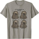Star Wars Chewbacca Expressions Of Chewie Wookie Faces T-Shirt - T-Shirt | Sand