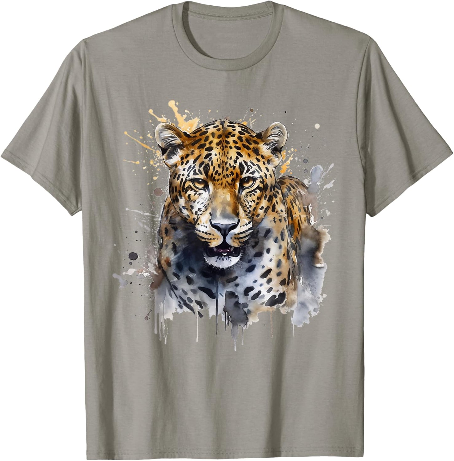 Leopard art - animal leopard T-Shirt - T-Shirt | Sand