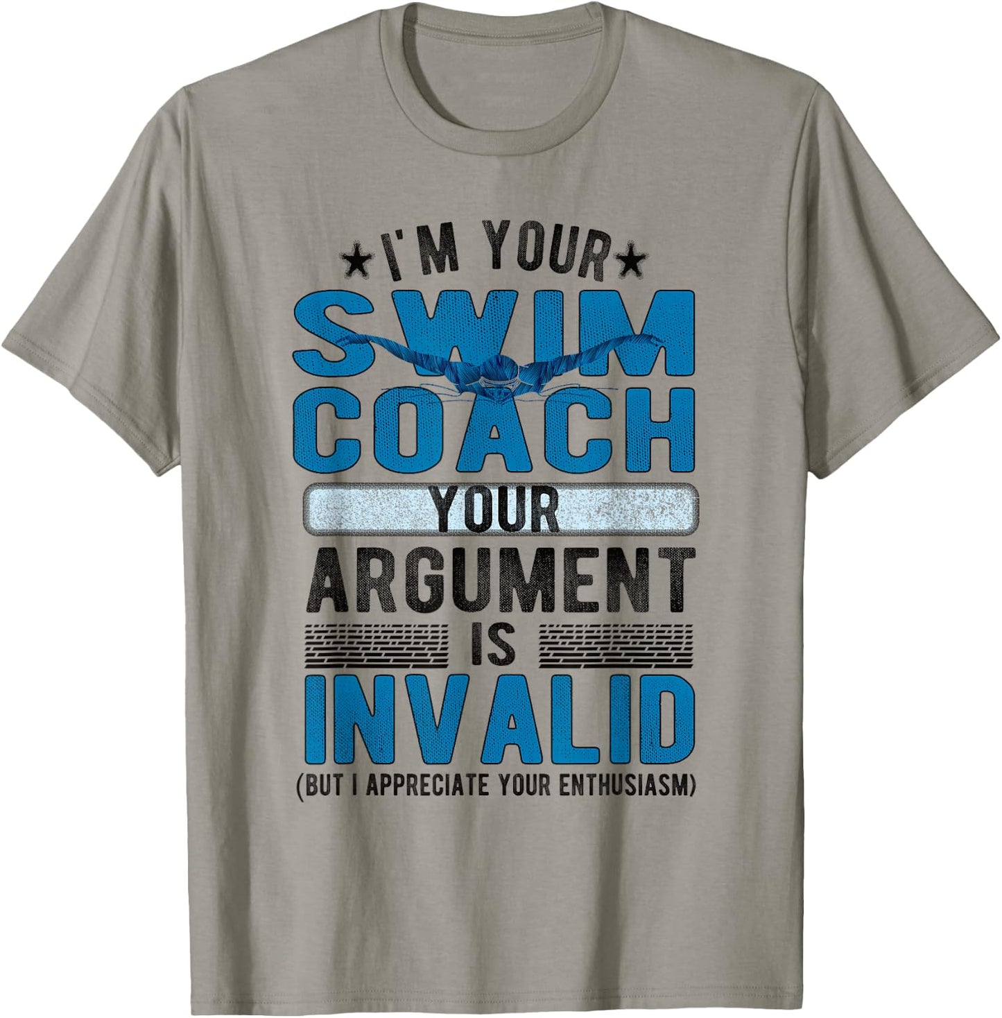 Funny Swim Coach Swimming Coach T-Shirt - T-Shirt | Sand