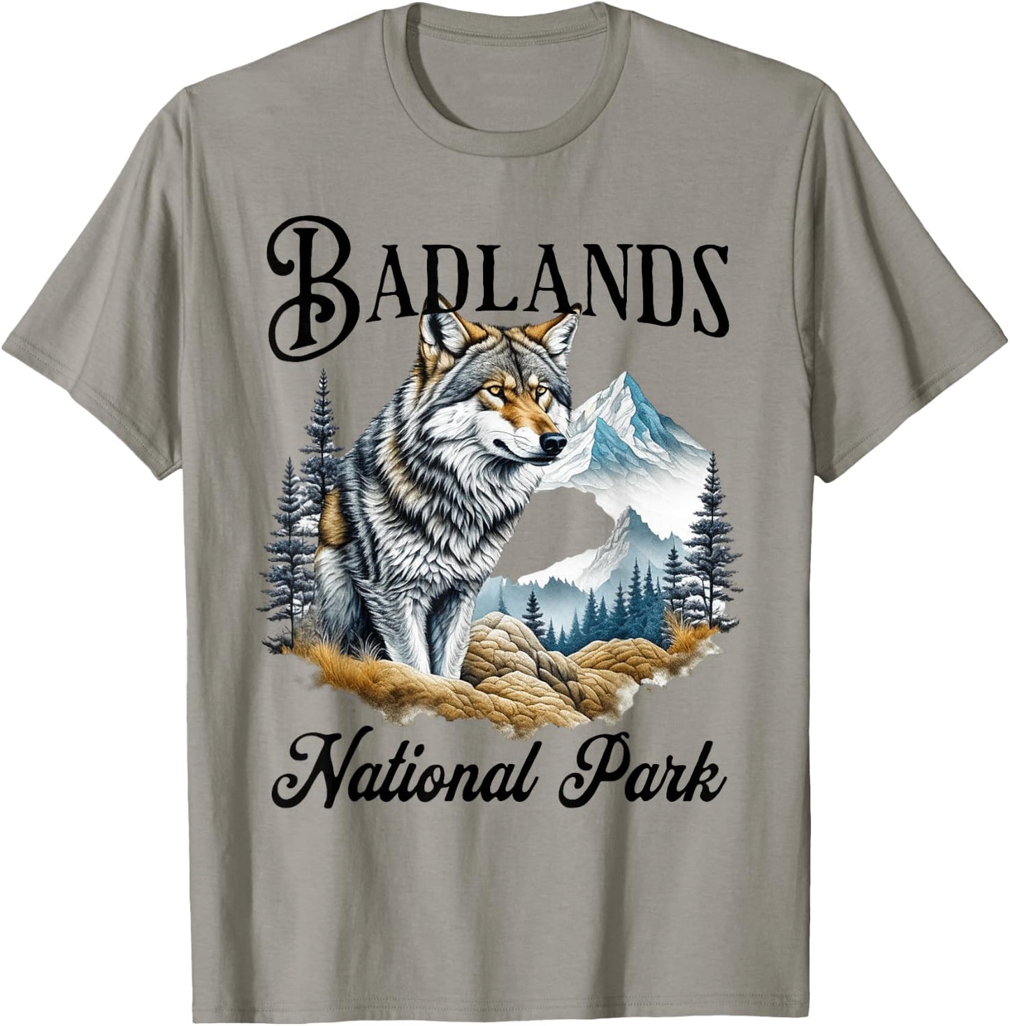Badlands National Park T-Shirt - T-Shirt | Sand