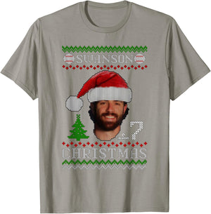 Dansby Swanson Chicago Baseball Christmas Sweater MLBPA T-Shirt - T-Shirt | Sand