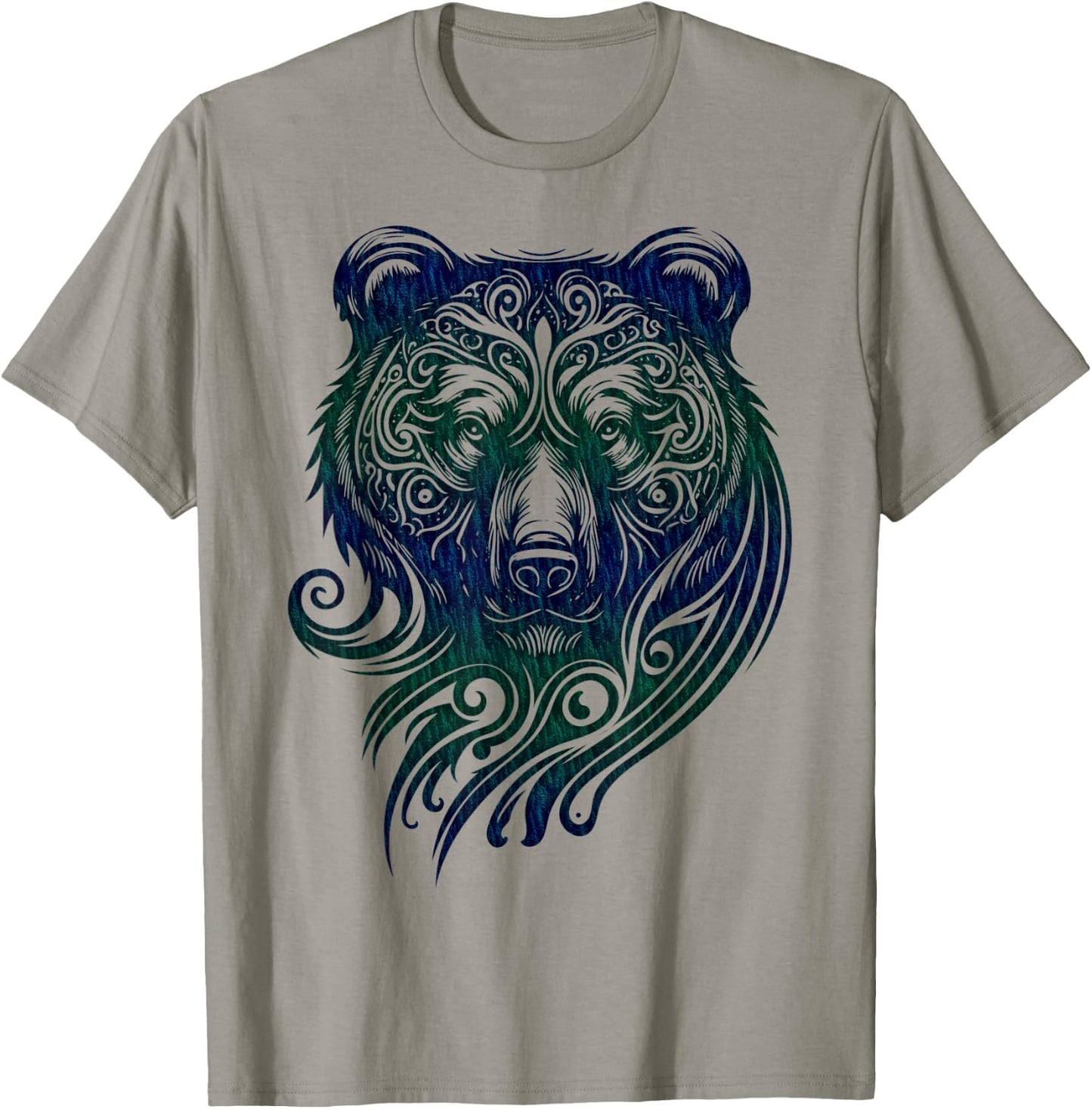 Bear Grizzly Nordic Indian Celtic Mythology Wild Animal Fan T-Shirt - T-Shirt | Sand