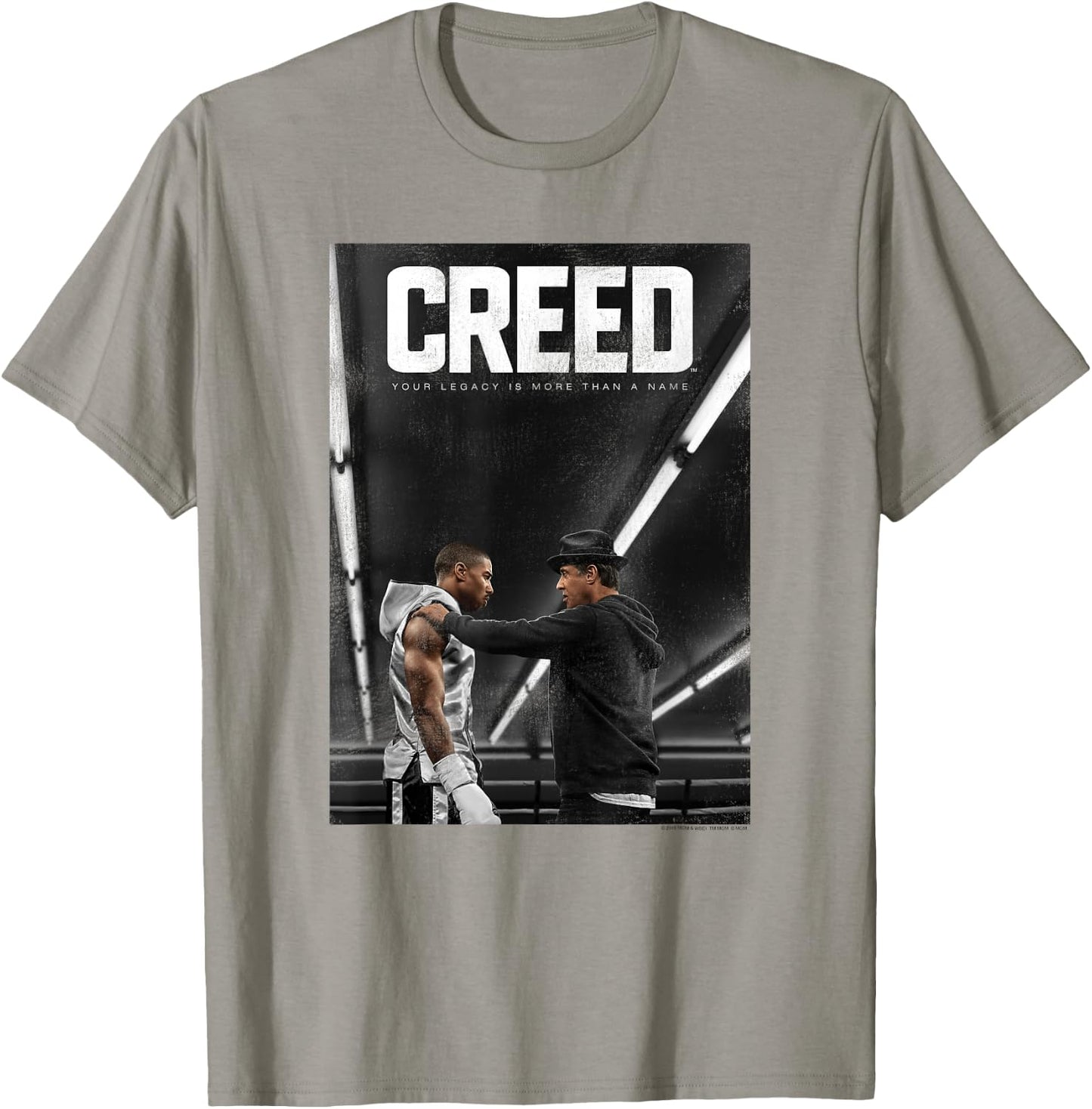 CREED Creed Poster Adult White Small Classic Fit Short Sleeve T-Shirt - T-Shirt | Sand