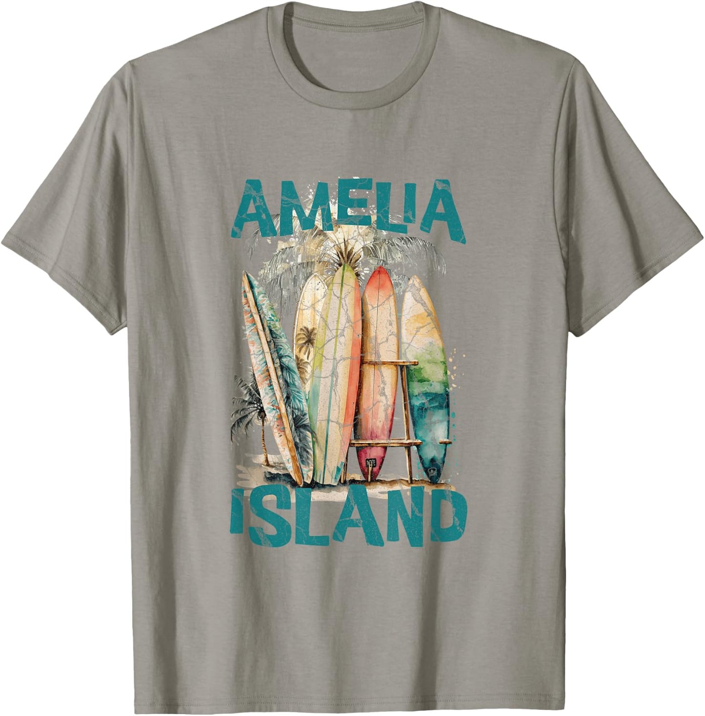 Amelia Island Florida T-Shirt - T-Shirt | Sand
