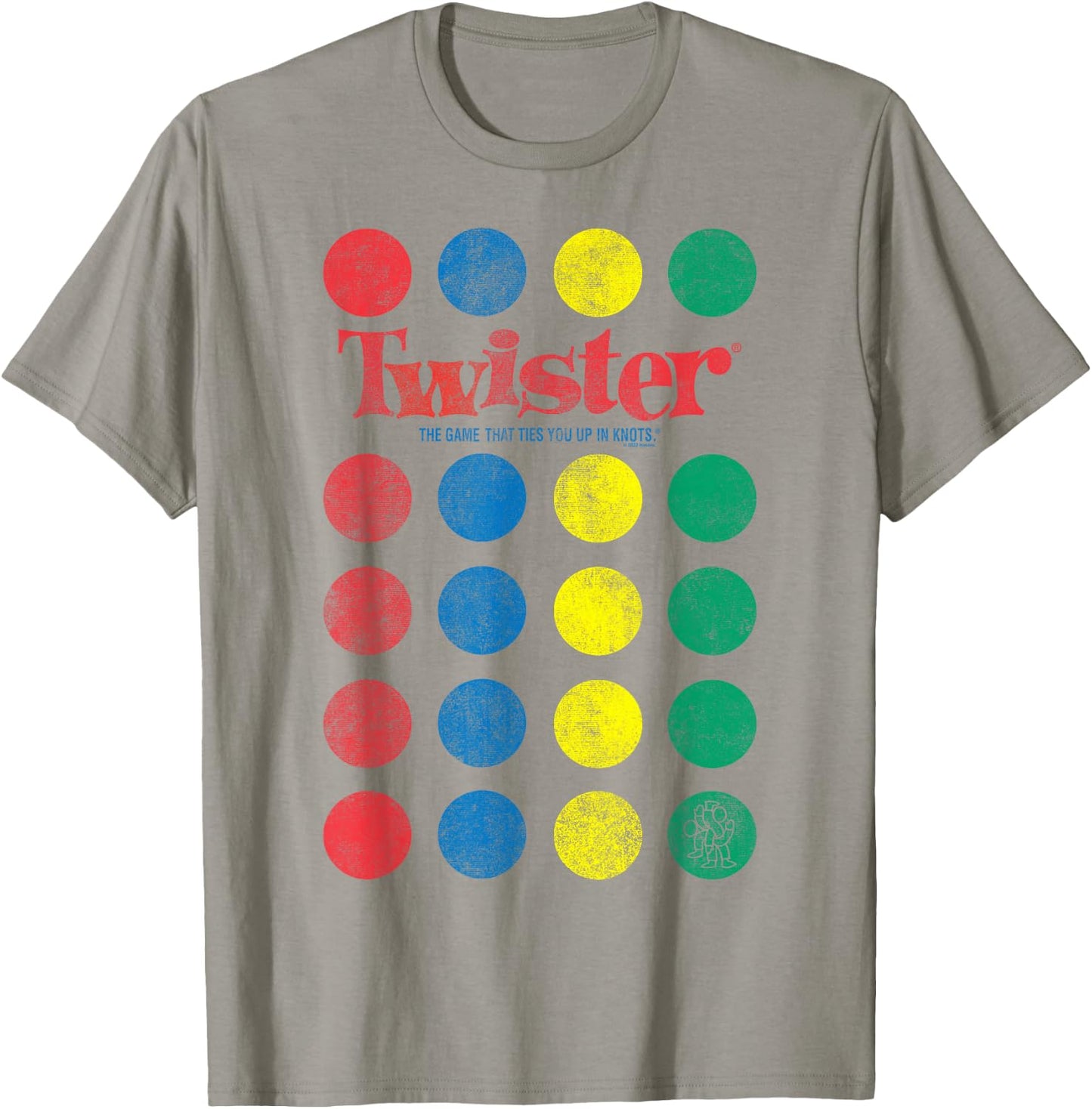 Twister Unfold The Mat The Game That Ties You Up In Knots T-Shirt - T-Shirt | Sand