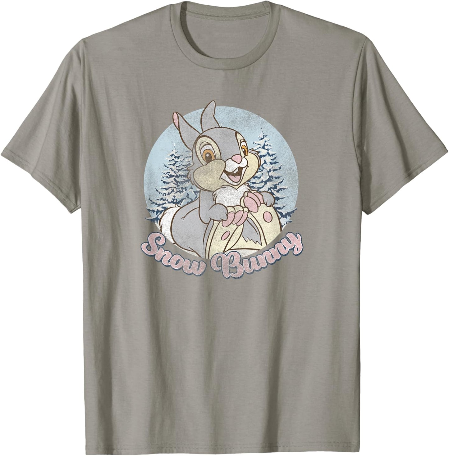 Disney Bambi Thumper Christmas Snow Bunny T-Shirt - T-Shirt | Sand