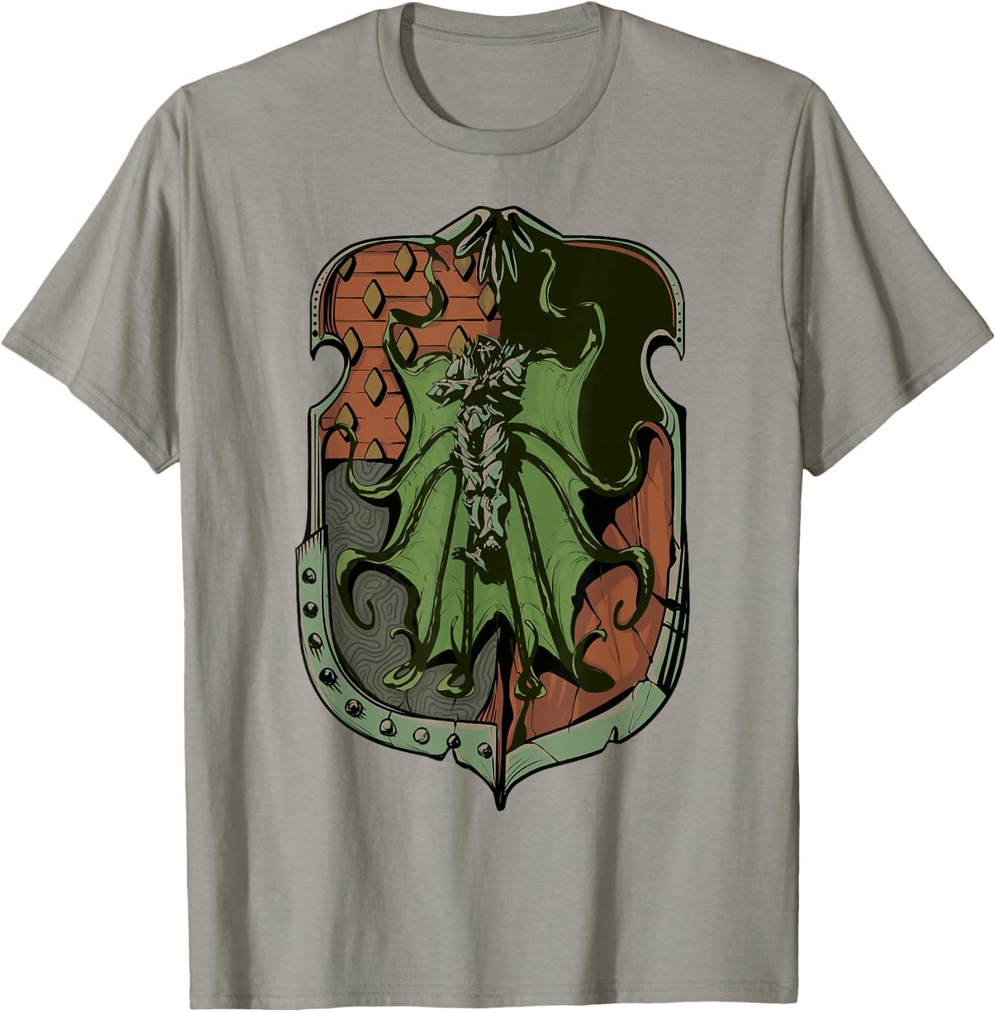 Marvel Mech Strike Doctor Doom Shield Emblem T-Shirt - T-Shirt | Sand