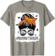 Pharmacy Tech Messy Bun Spooky Pumpkin Halloween Costume T-Shirt - T-Shirt | Sand