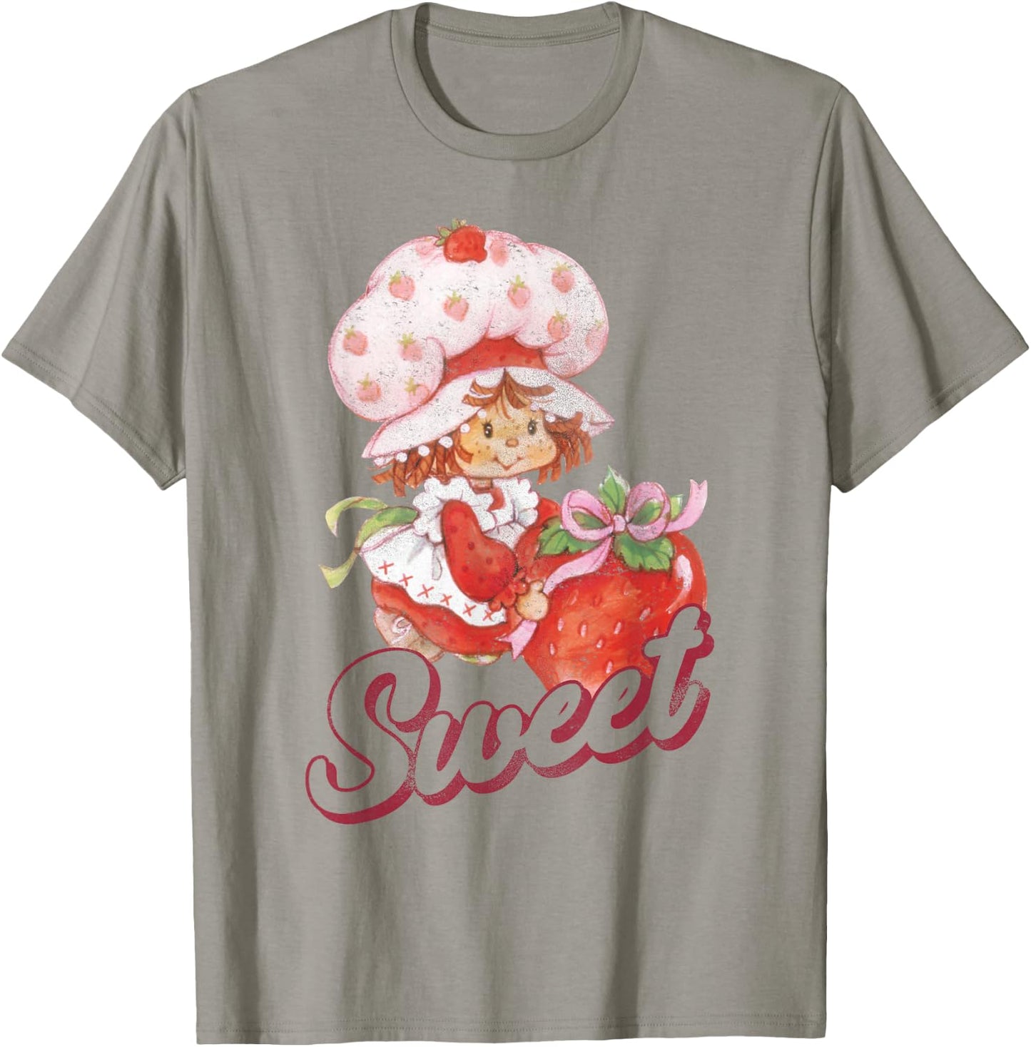 Strawberry Shortcake Vintage Sweet Portrait T-Shirt - T-Shirt | Sand