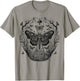 Cute Fairycore Floral Moth Aesthetic Girls Women Graphic T-Shirt - T-Shirt | Sand