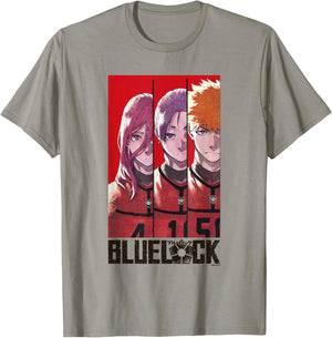 Blue Lock Chigiri Hyoma REO and Kunigami Split Epic Poster T-Shirt - T-Shirt | Sand
