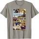 Willy Wonka & The Chocolate Factory Scenes Collage T-Shirt - T-Shirt | Sand