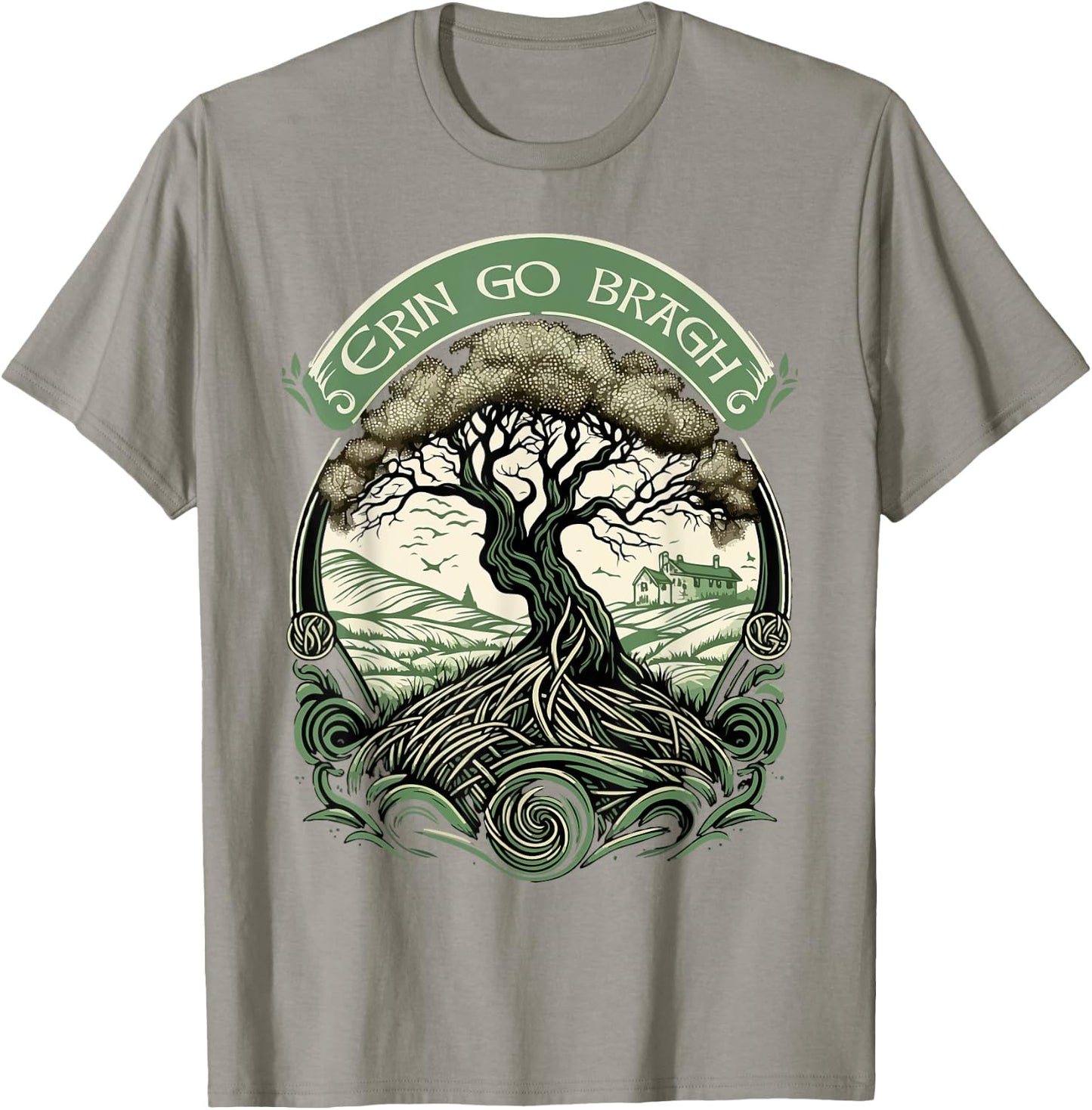 St Patricks Day Irish Pride Apparel | Erin go bragh T-Shirt - T-Shirt | Sand