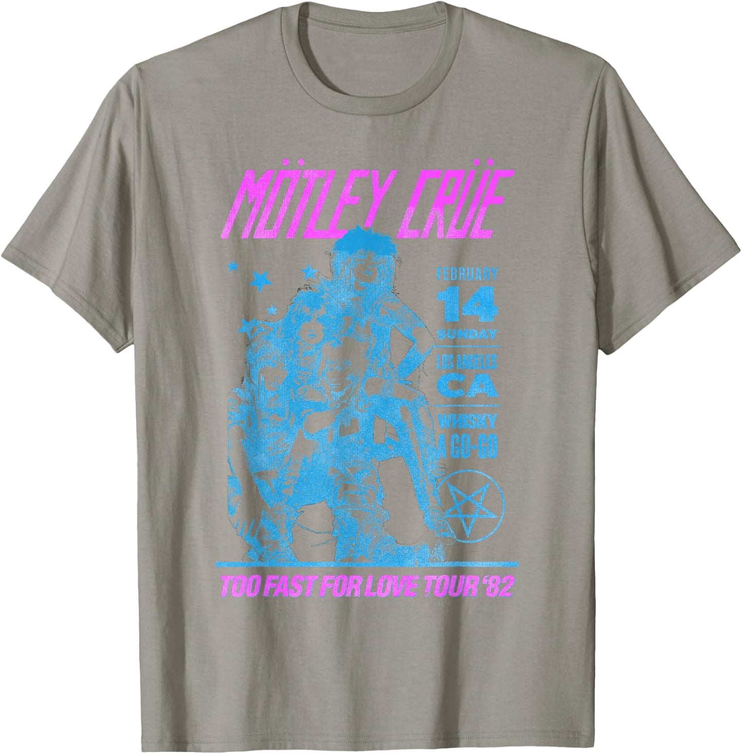 Mötley Crüe – Vintage Whisky Rework on White T-Shirt - T-Shirt | Sand
