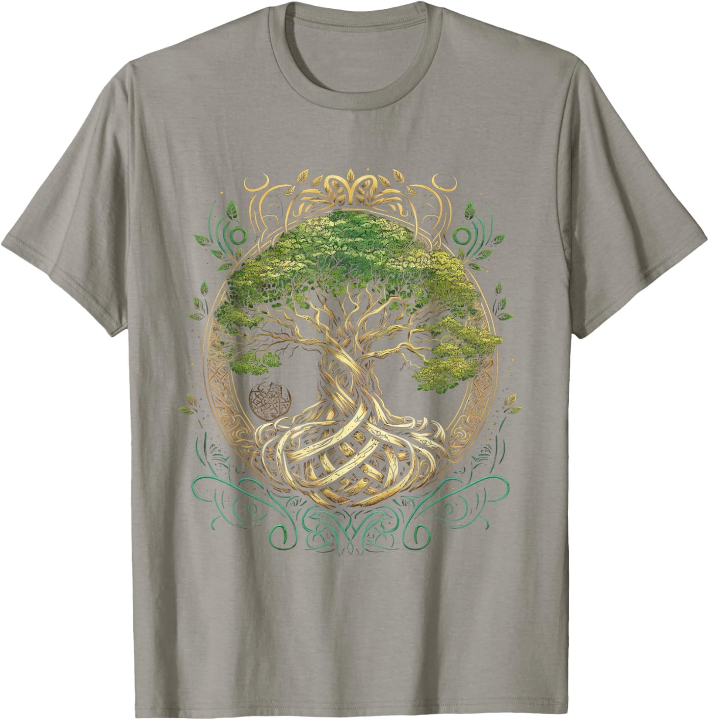 Tree of Life Yggdrasil Viking Midgard Thor Walhalla T-Shirt - T-Shirt | Sand