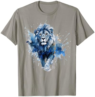 Lion Artwork - Zoo Animal Lion T-Shirt - T-Shirt | Sand
