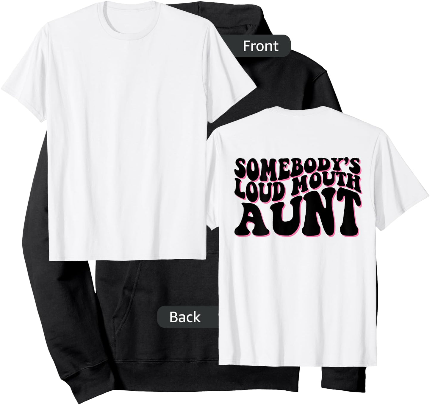 Somebody's loud mouth aunt Hoodie - Hoodie | Black