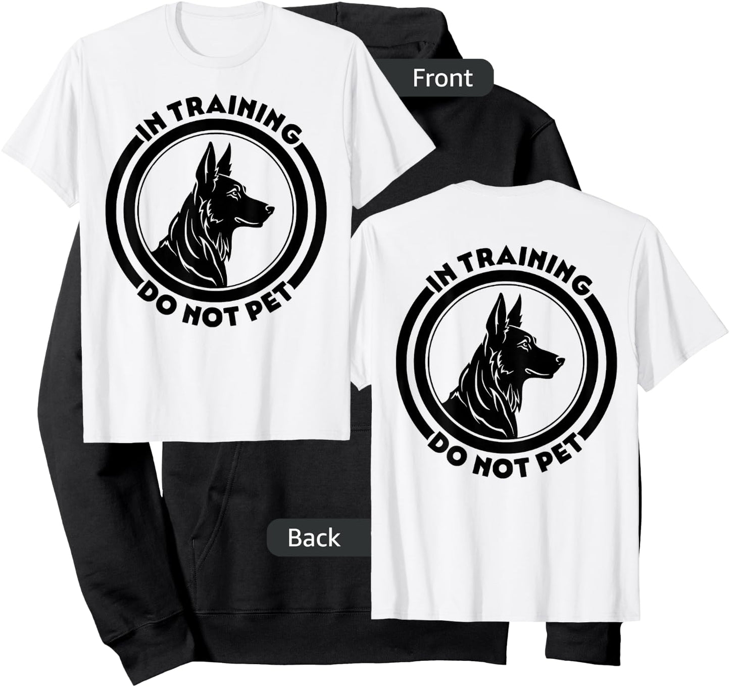 In Training, Do Not Pet Hoodie - Hoodie | Black