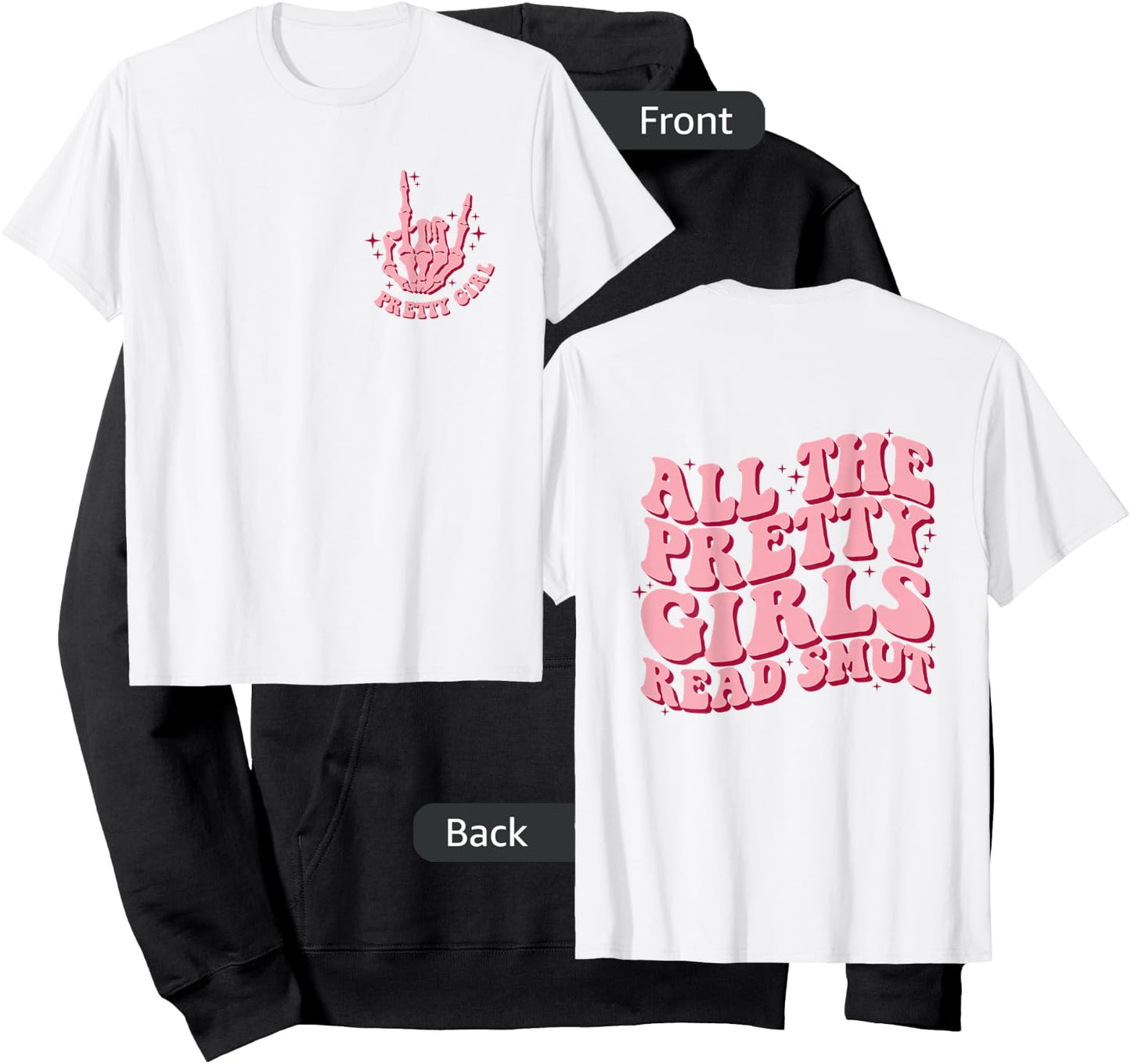 All The Pretty Girls Read Smut Retro Spicy Books Smut Reader Hoodie - Hoodie | Black