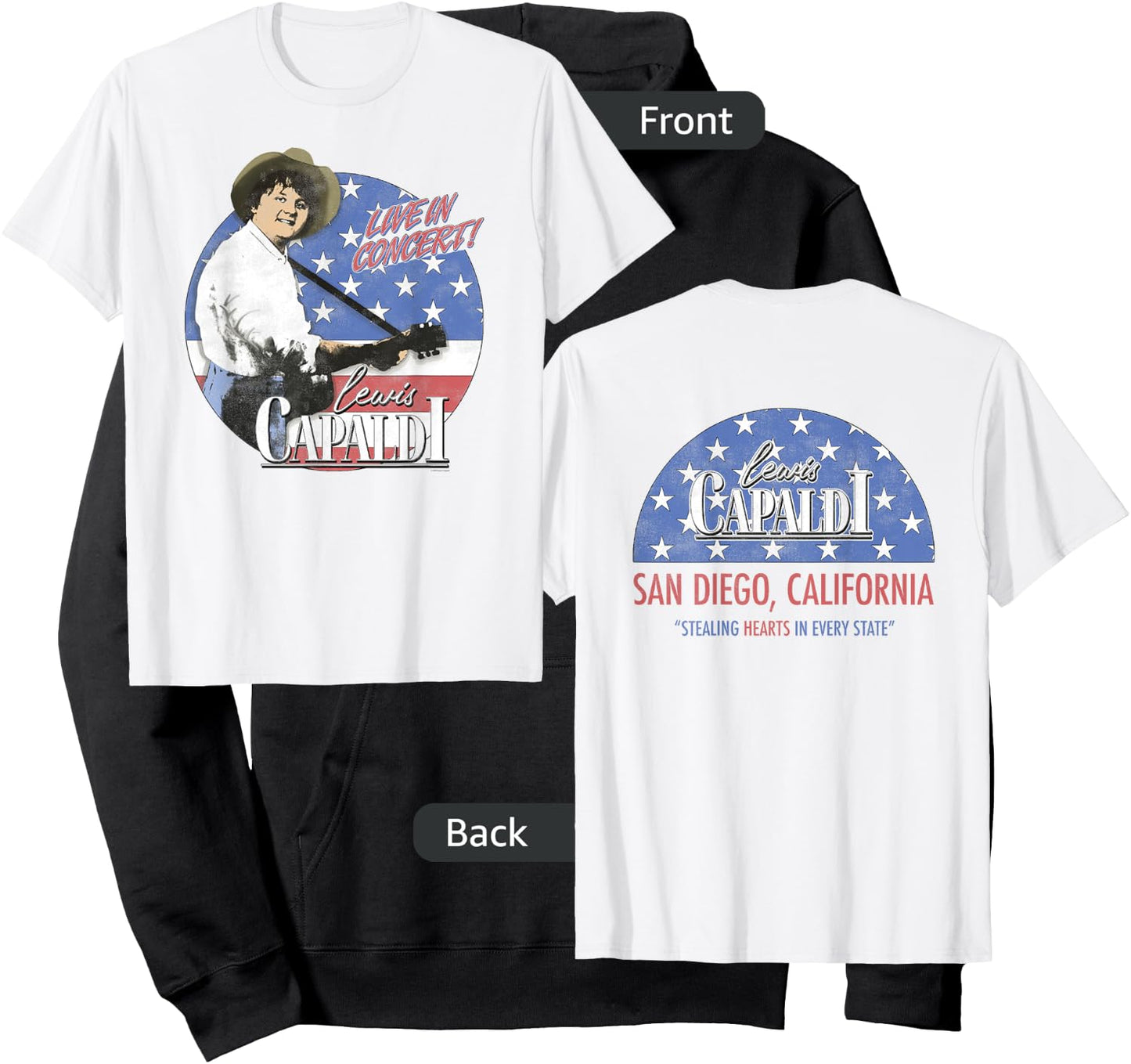 Lewis Capaldi – Americas Sweetheart San Diego Hoodie - Hoodie | Black