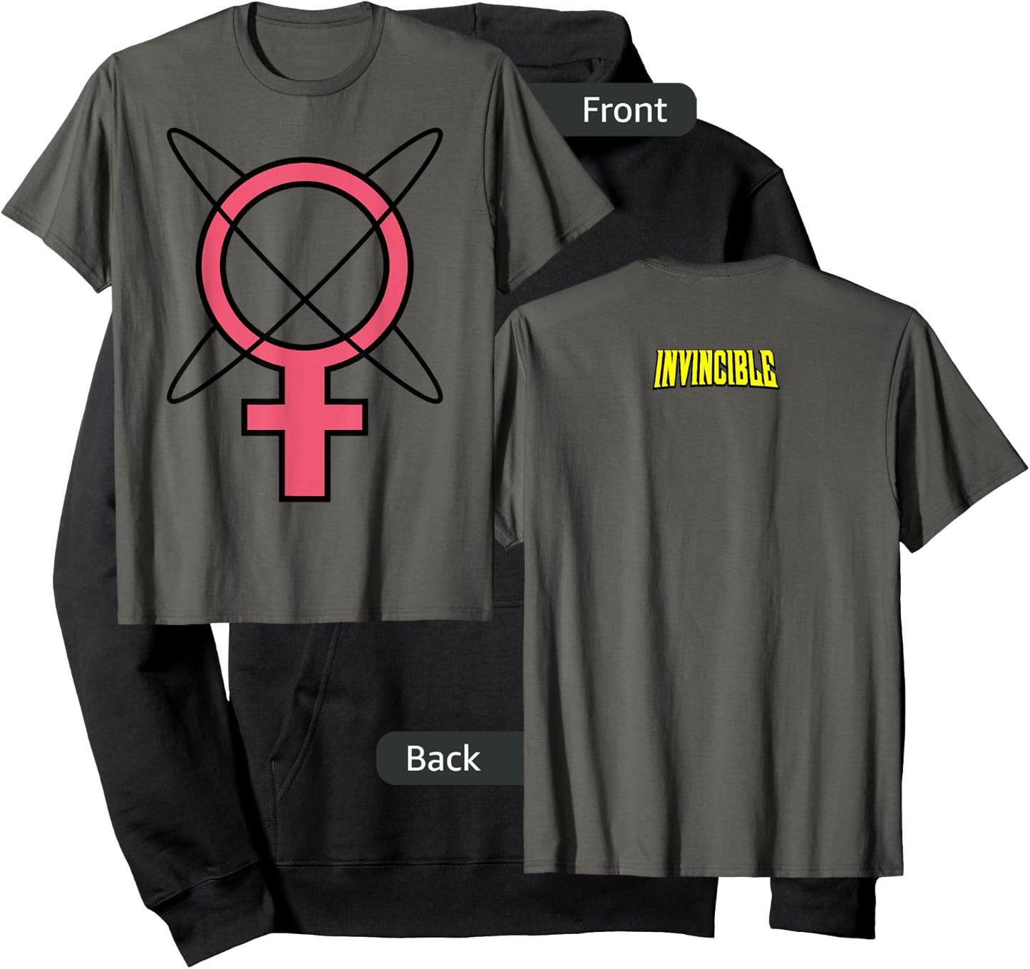 Invincible Animated - Atom Eve Symbol Hoodie - Hoodie | Black